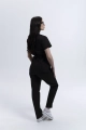 Bluza Medyczna Damska Wiązana Totally Black XS