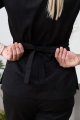 Bluza Medyczna Damska Wiązana Totally Black XS