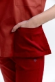 Bluza Medyczna Damska Red Wine XXL