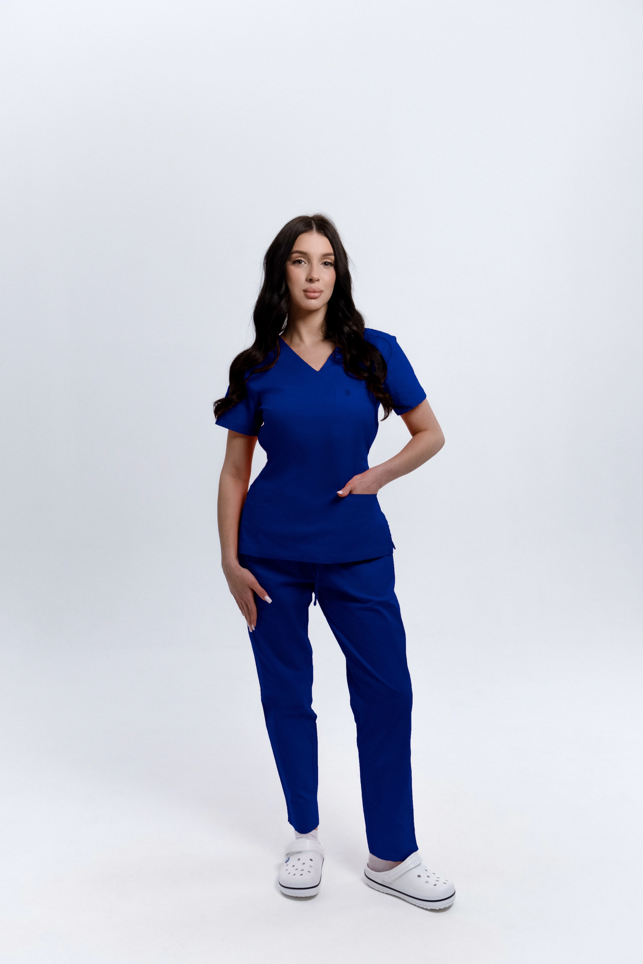 Bluza Medyczna Damska Wiązana Just Navy XL