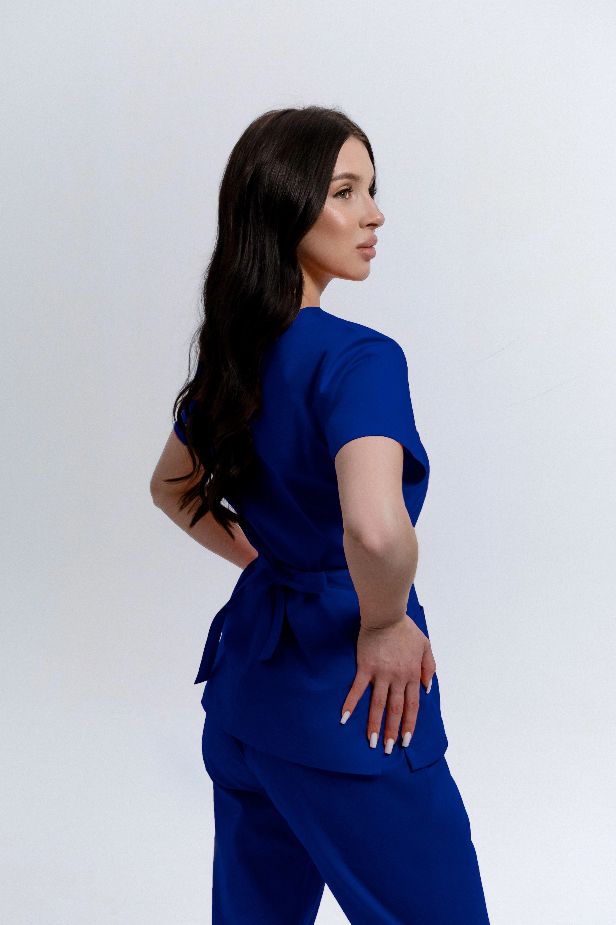 Bluza Medyczna Damska Wiązana Just Navy XL