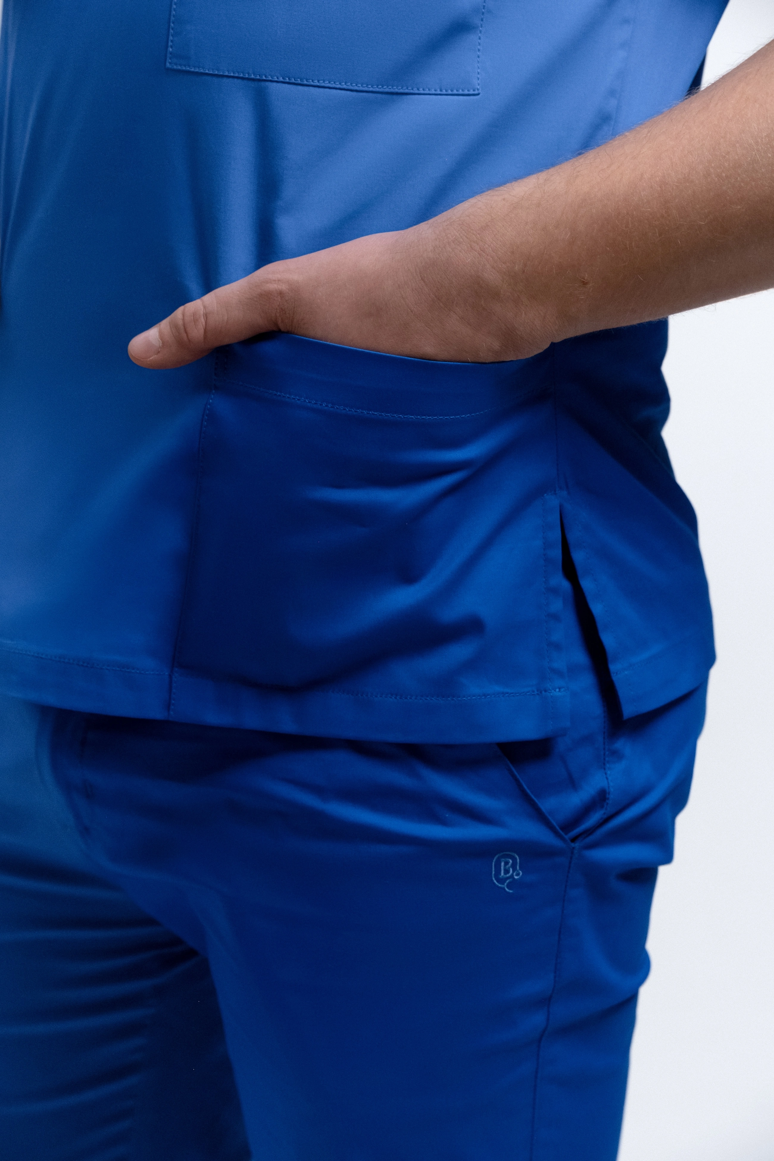Bluza Medyczna Męska Cobalt Blue XXL