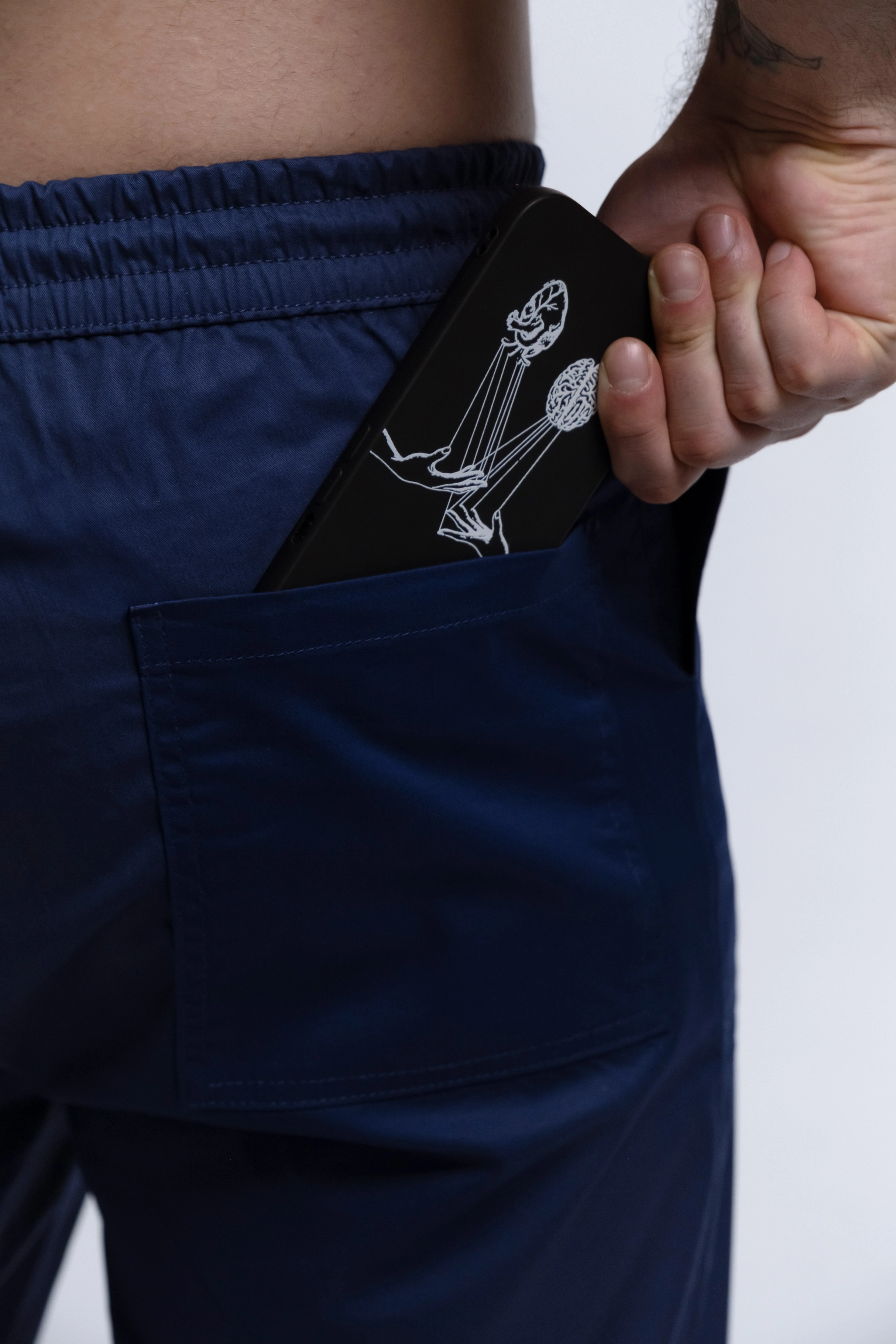 Spodnie Męskie Medyczne Na Gumce Just Navy XL