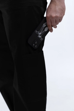 Spodnie Męskie Medyczne Na Gumce Totally Black XL