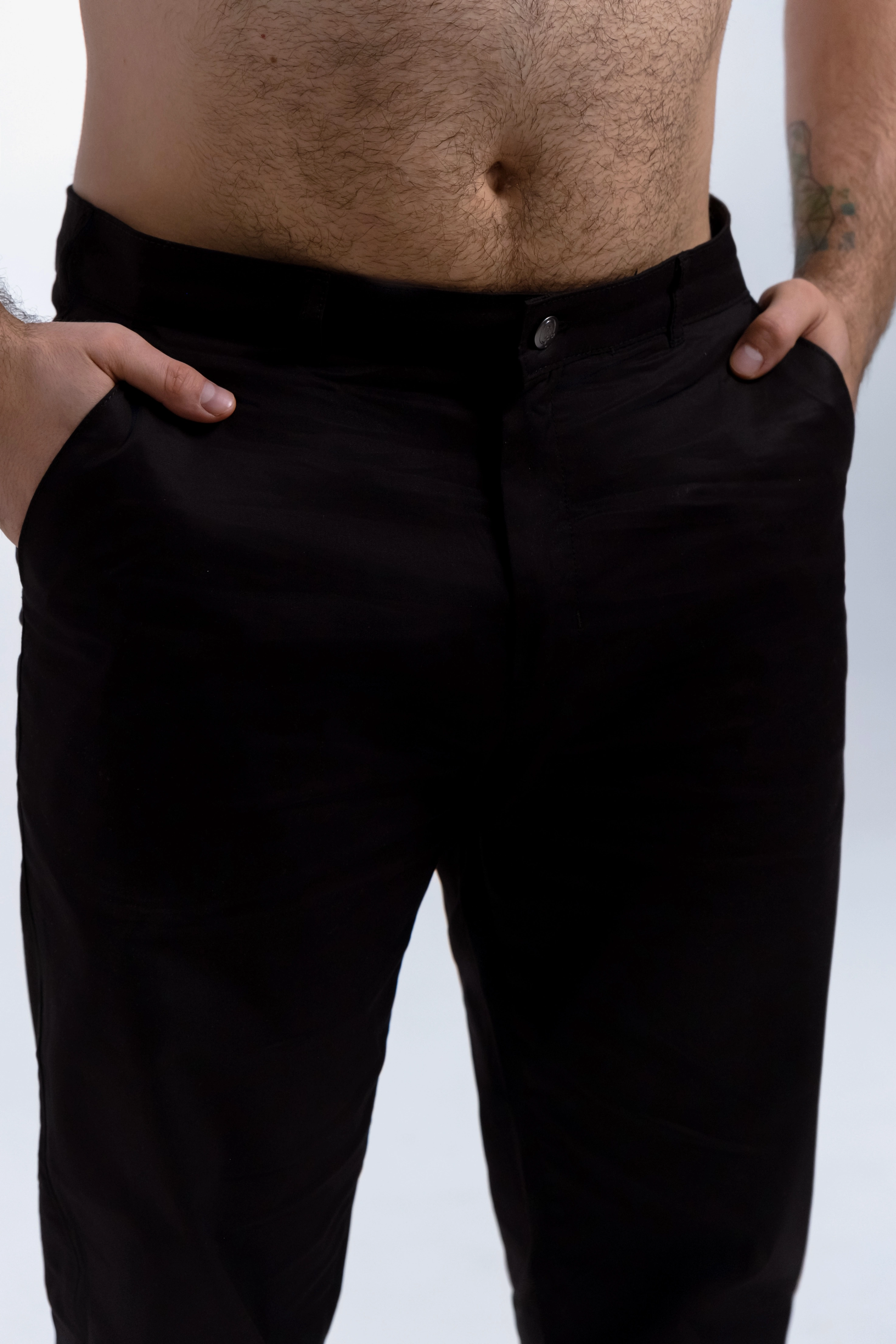 Spodnie Medyczne Męskie Klasyczne Totally Black XXL