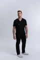 Spodnie Medyczne Męskie Klasyczne Totally Black XXL