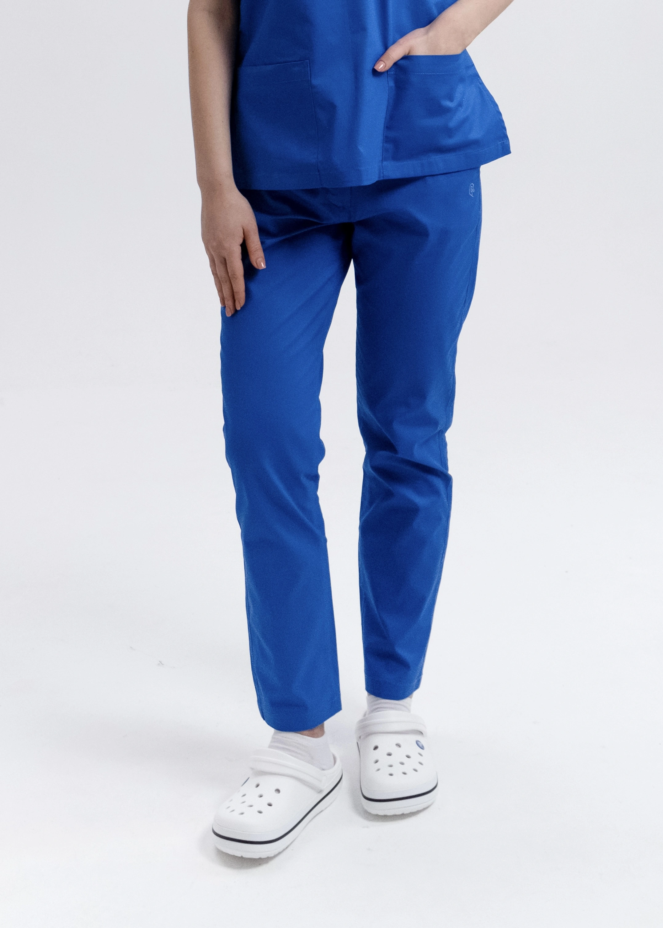 Spodnie Medyczne Damskie Klasyczne Cobalt Blue XXL