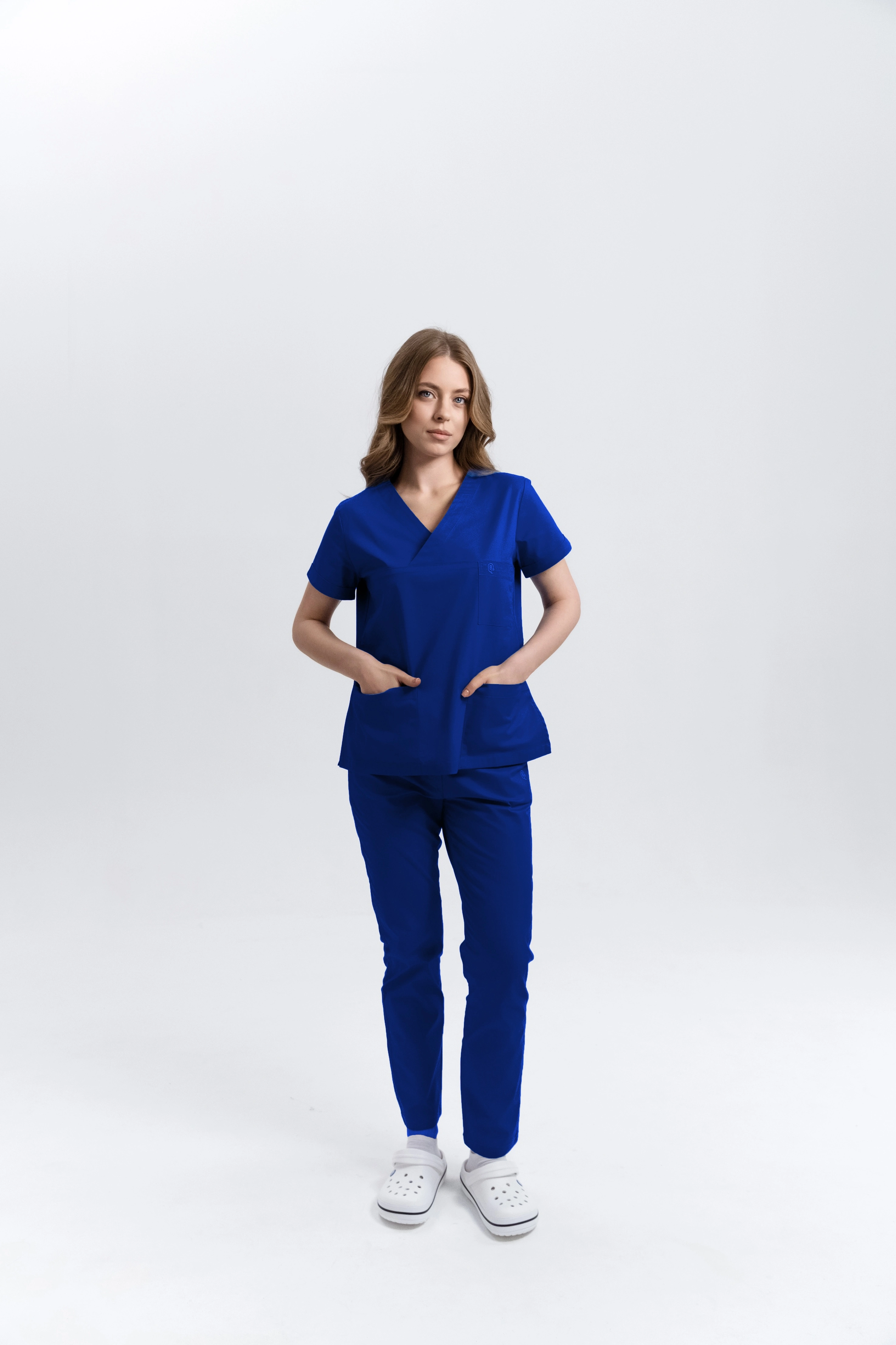 Spodnie Medyczne Damskie Klasyczne Just Navy XL