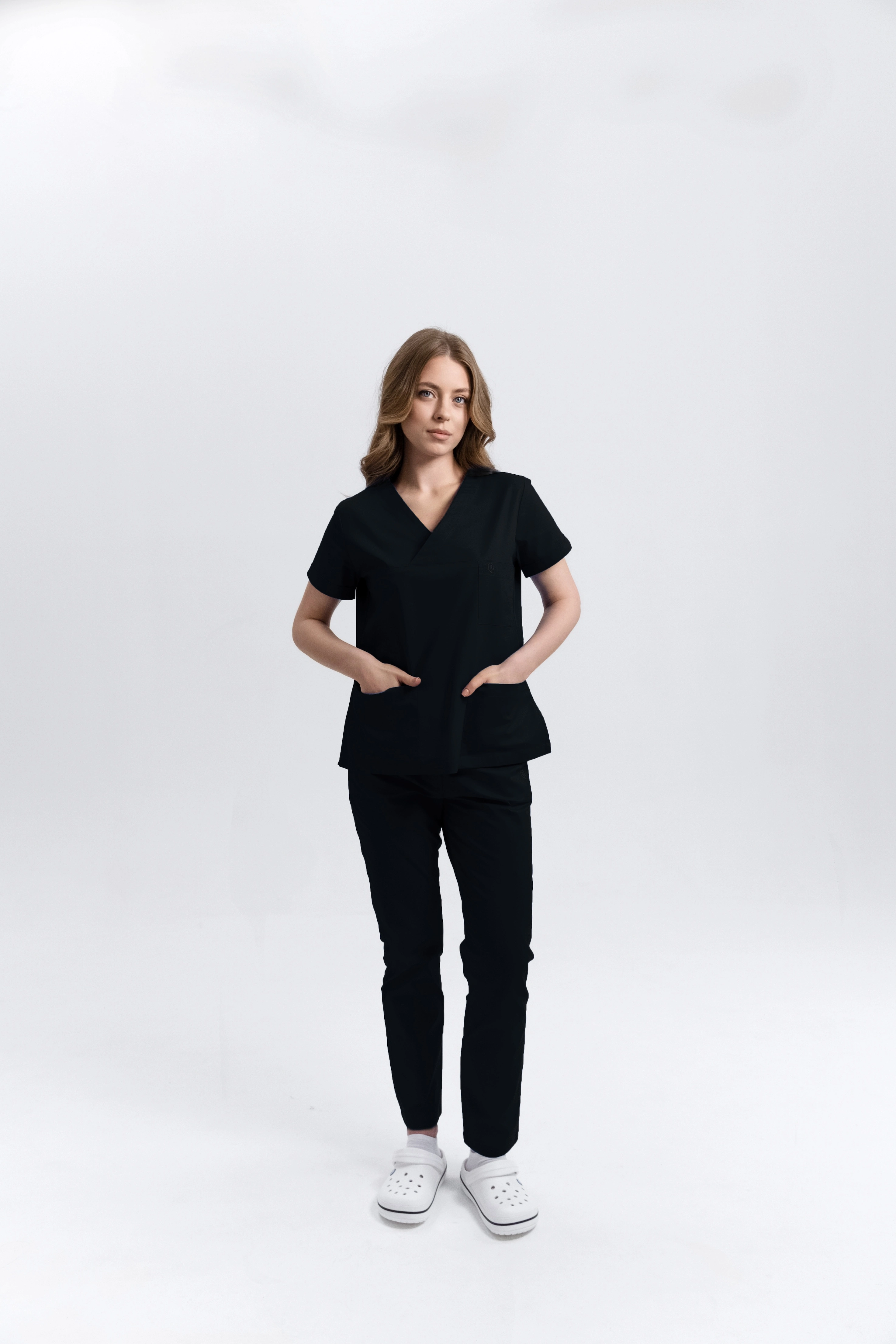 Spodnie Medyczne Damskie Klasyczne Totally Black L