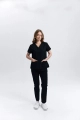 Spodnie Medyczne Damskie Klasyczne Totally Black XXL