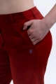 Spodnie Medyczne Damskie Klasyczne Red Wine XL