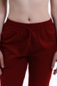 Spodnie Medyczne Damskie Na Gumce Red Wine XL