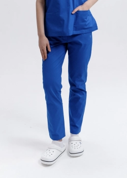 Spodnie Medyczne Damskie Klasyczne Cobalt Blue XS