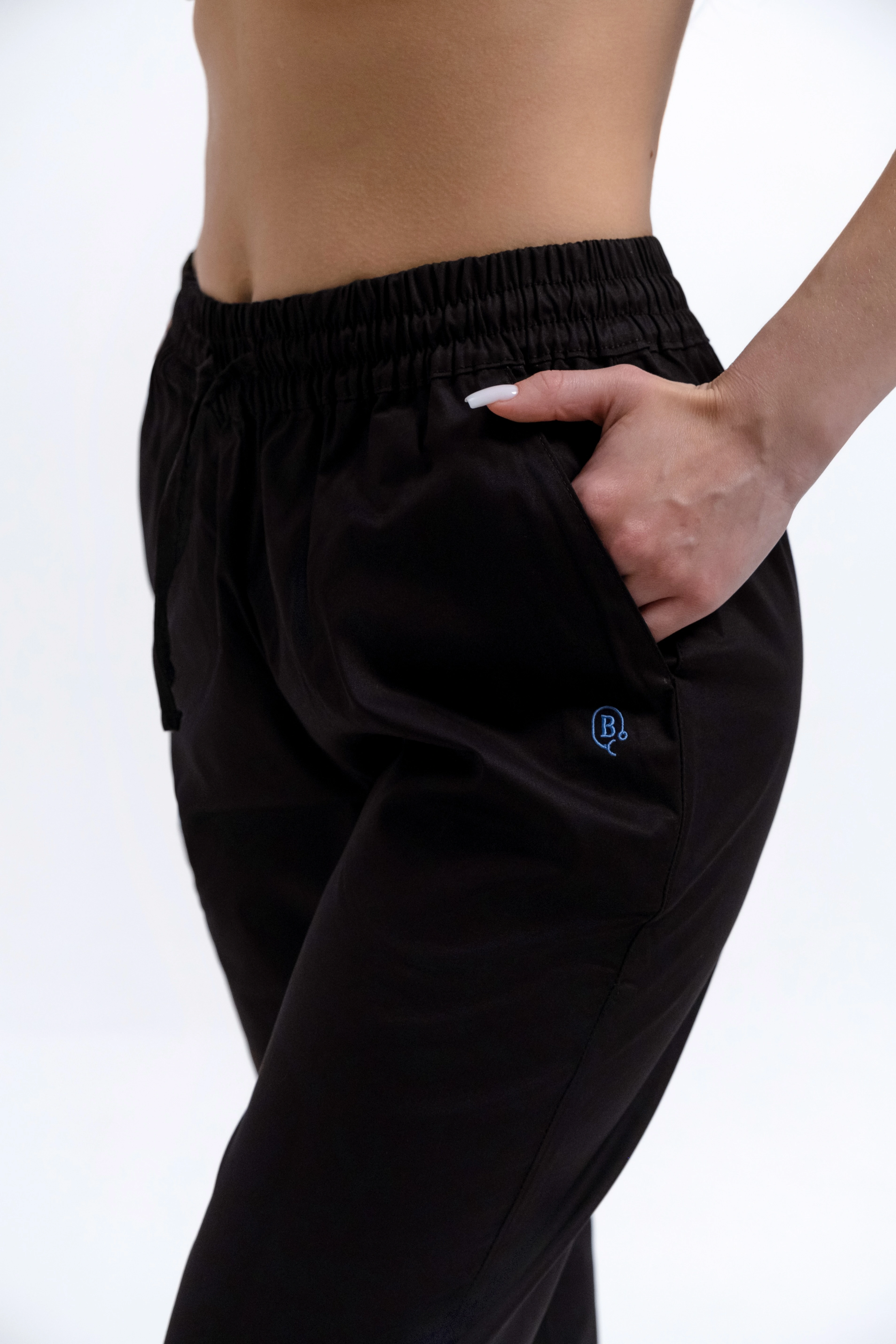 Spodnie Medyczne Damskie Na Gumce Totally Black XS