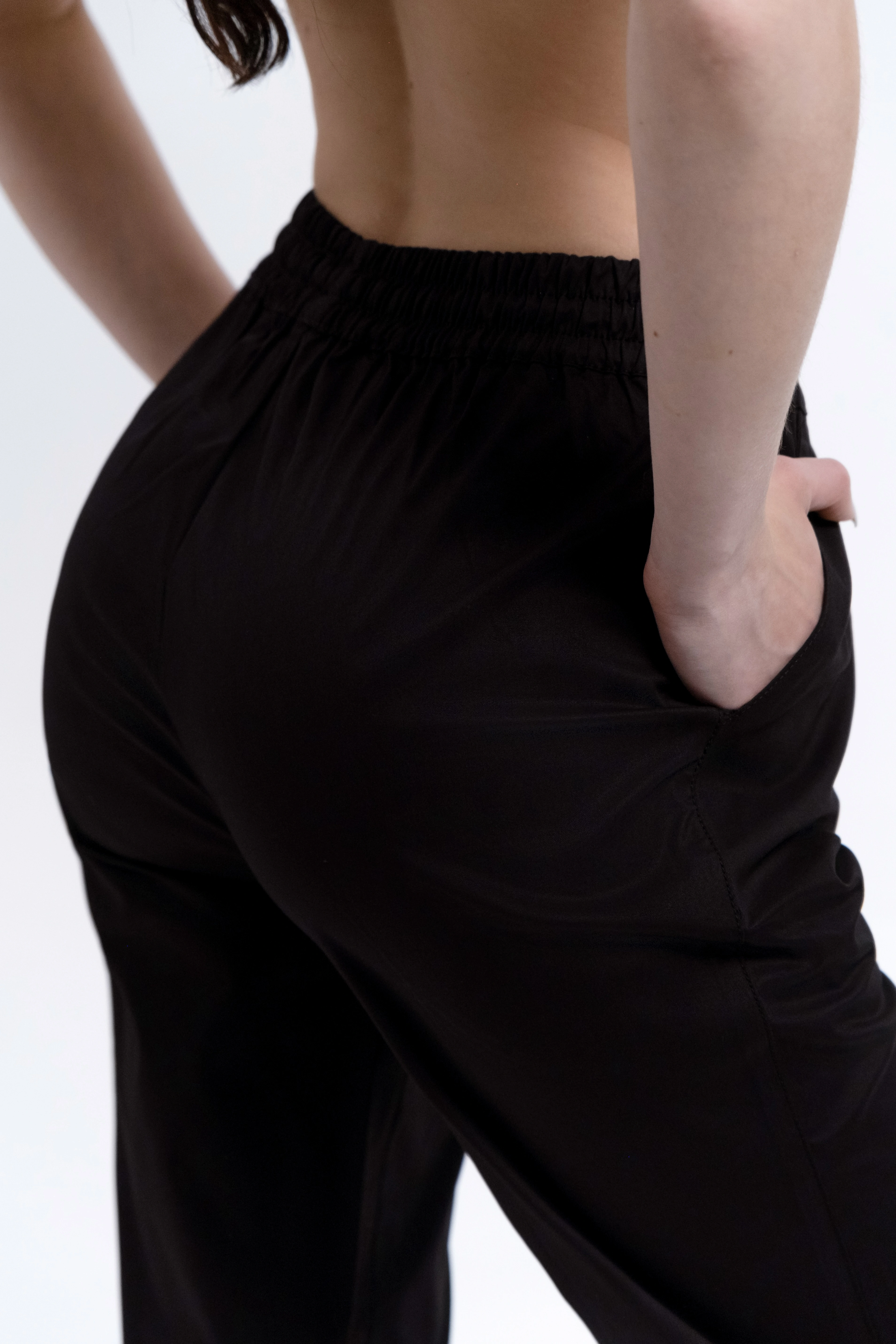 Spodnie Medyczne Damskie Na Gumce Totally Black XS