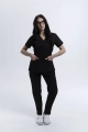 Spodnie Medyczne Damskie Na Gumce Totally Black XS