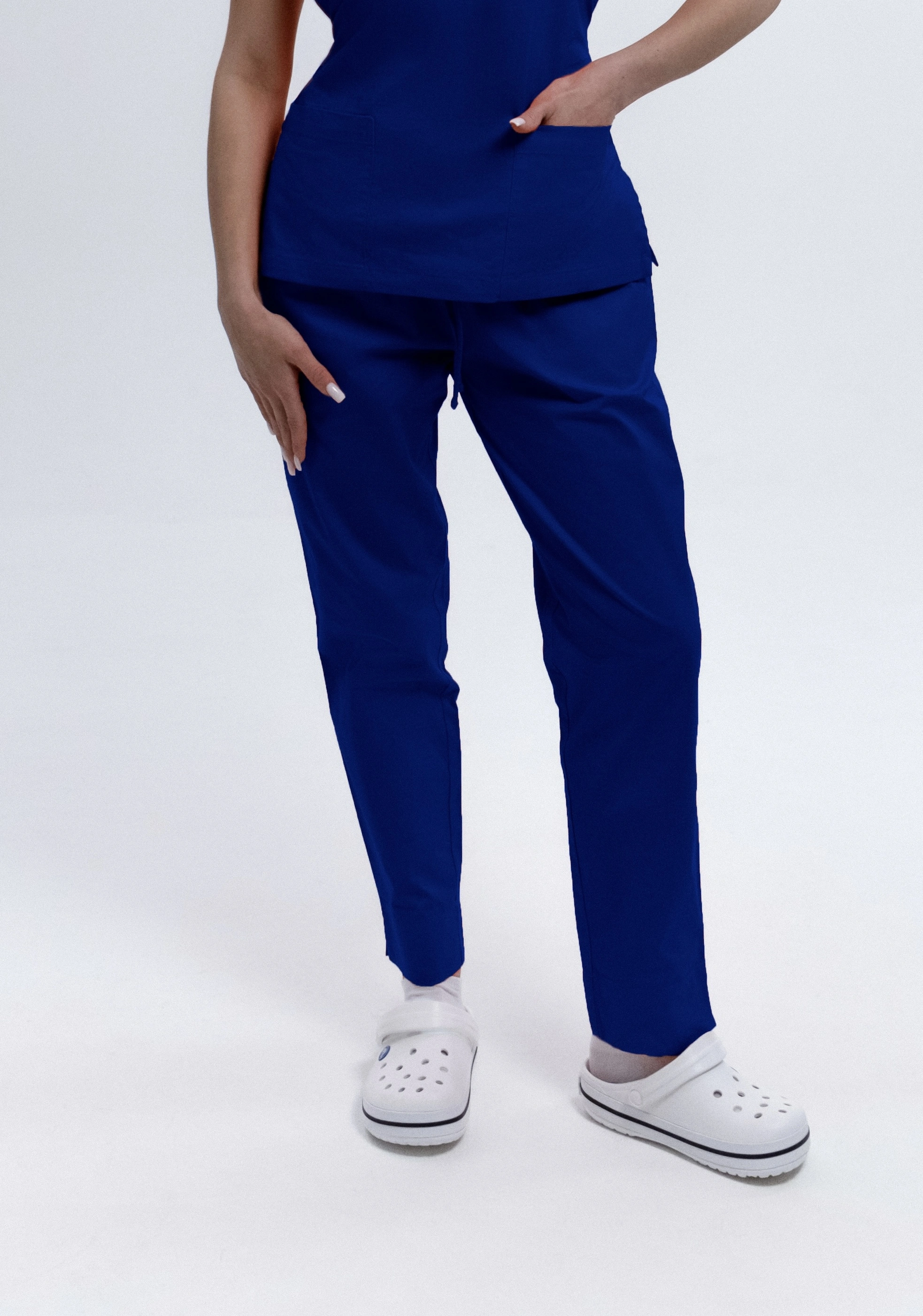 Spodnie Medyczne Damskie Na Gumce Just Navy XS