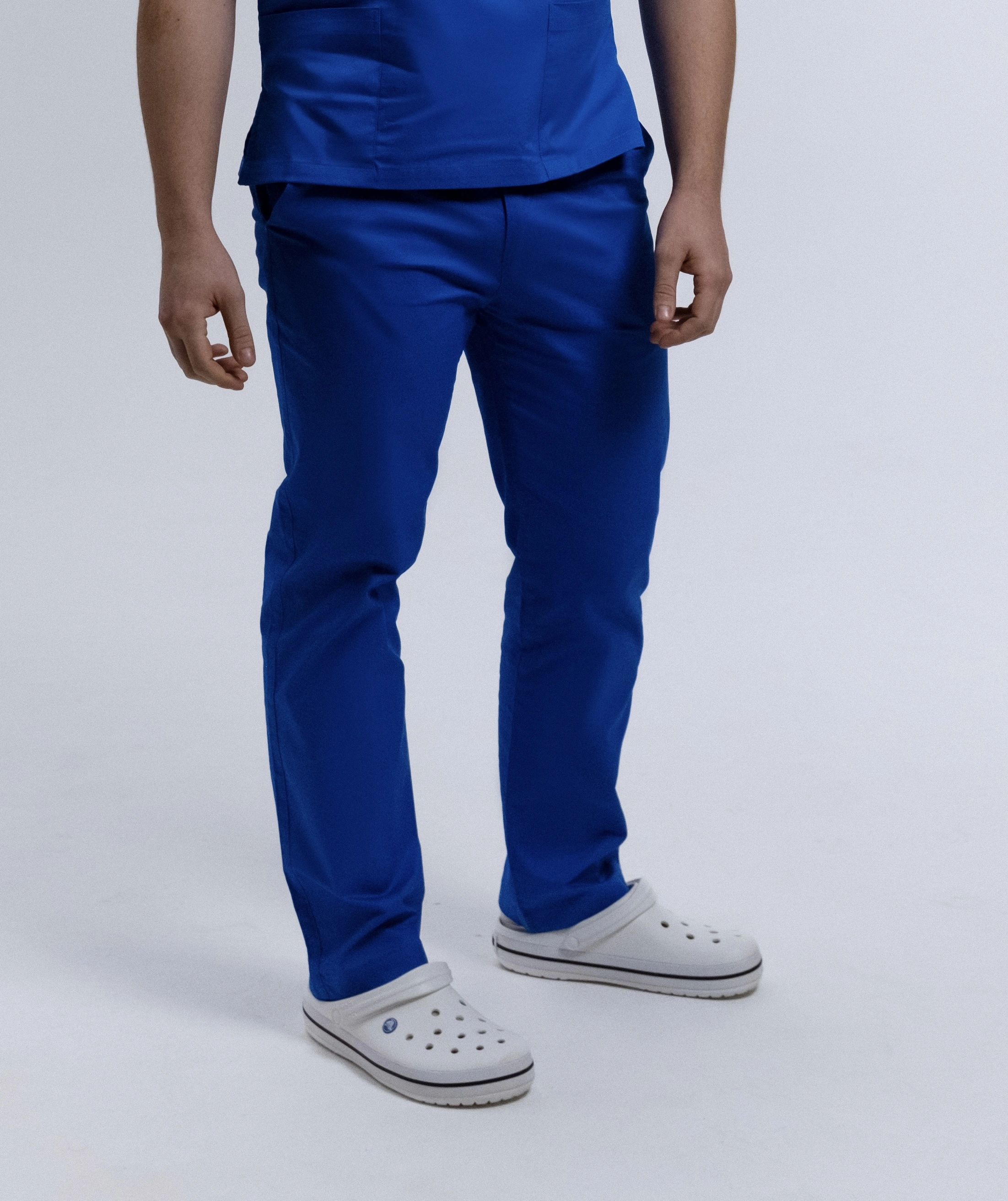 Spodnie Medyczne Męskie Klasyczne Cobalt Blue S