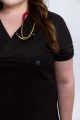 Bluza Medyczna Damska Totally Black XL