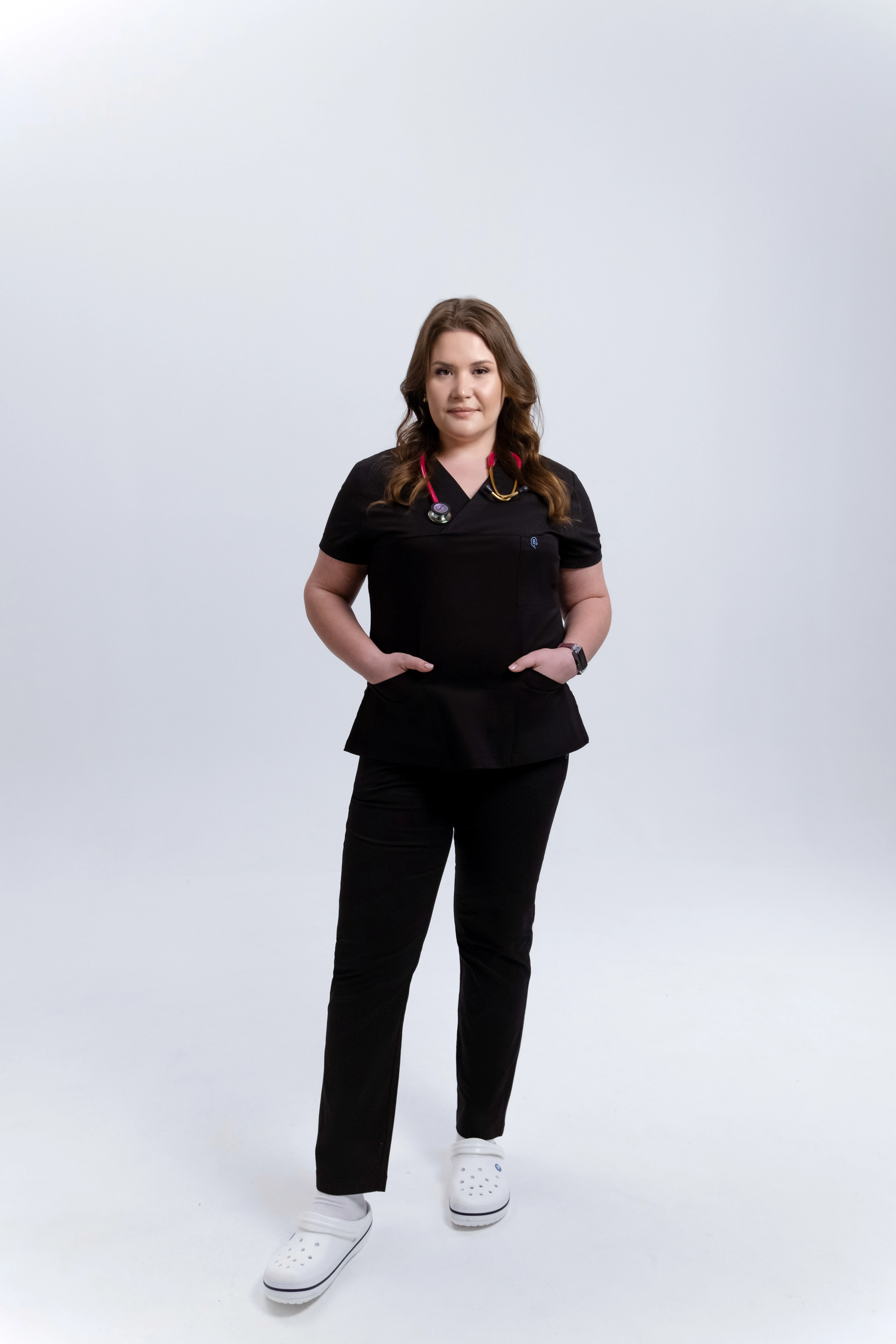 Bluza Medyczna Damska Totally Black XXL
