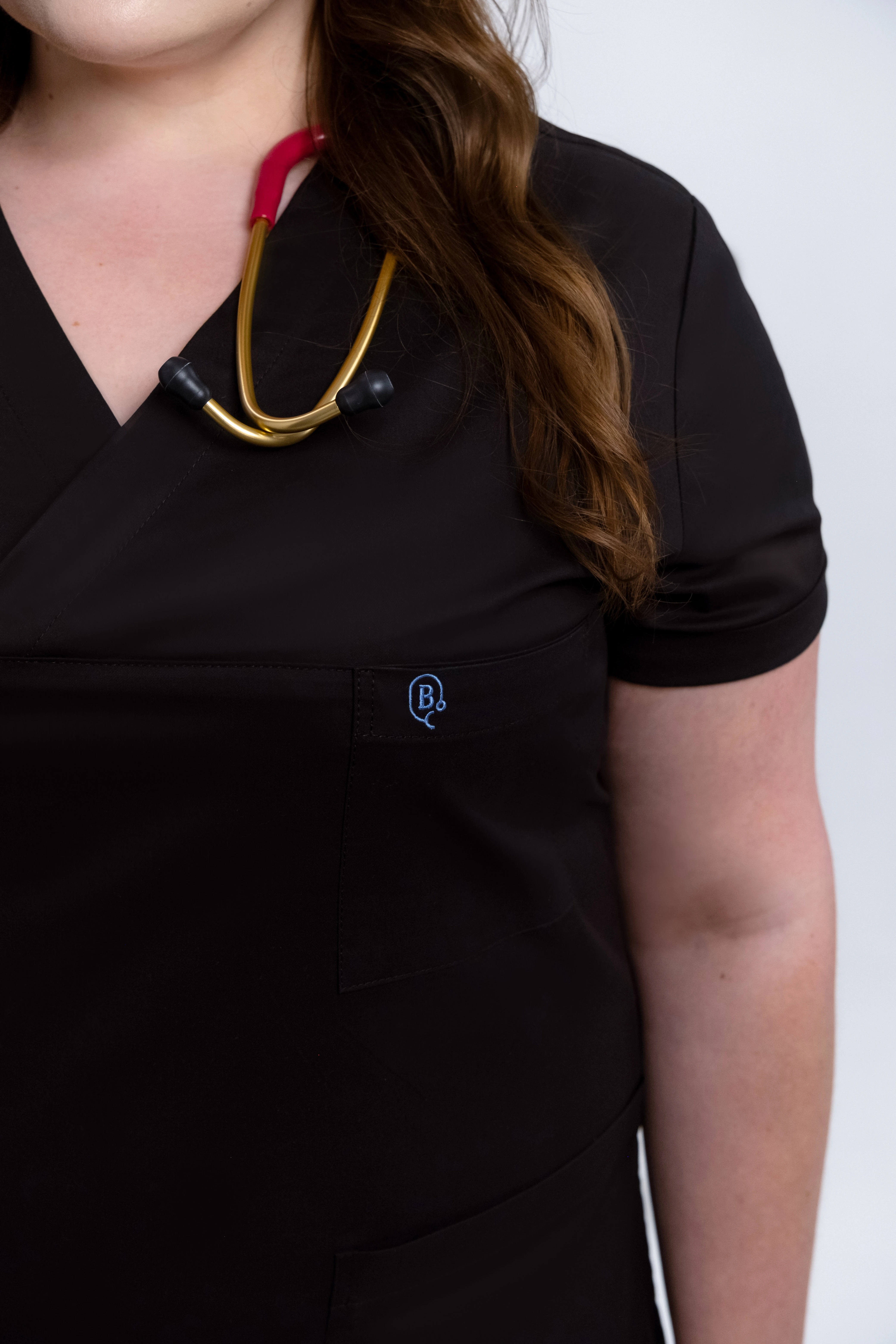 Bluza Medyczna Damska Totally Black XXL
