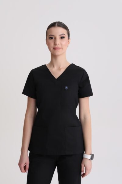 Bluza medyczna damska wiązana