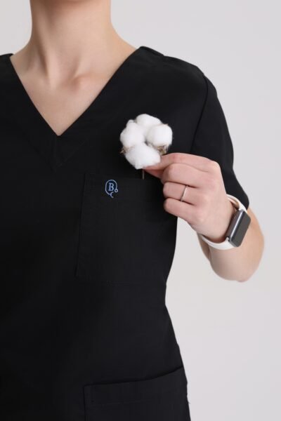 Bluza medyczna damska wiązana