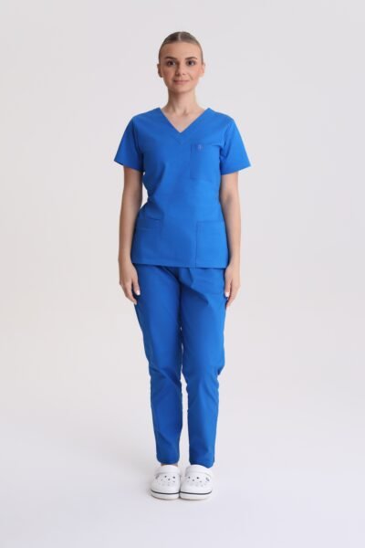 Bluza medyczna damska wiązana