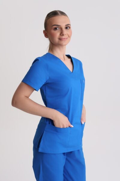 Bluza medyczna damska wiązana