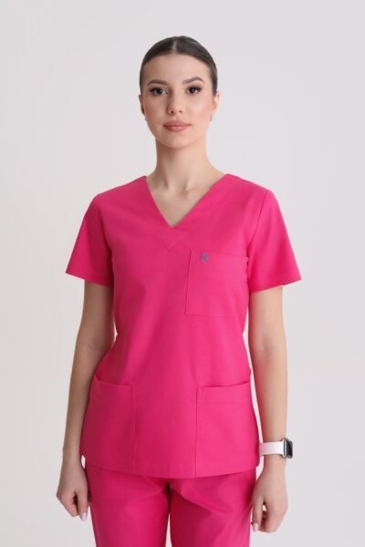 Bluza medyczna damska wiązana