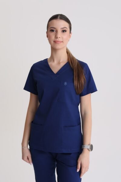 Bluza medyczna damska wiązana